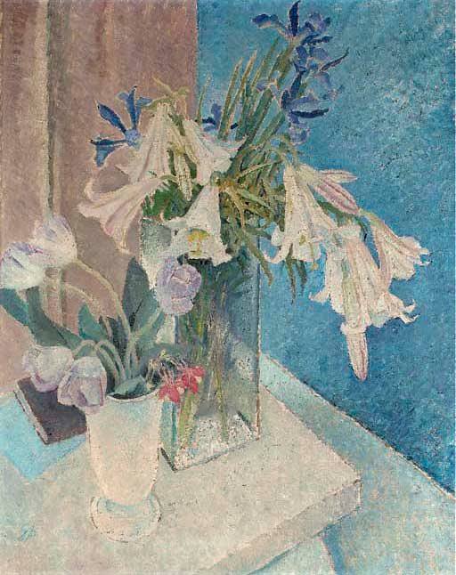 Lilies and Irises by Glyn Warren Philpot,16x12(A3) Poster