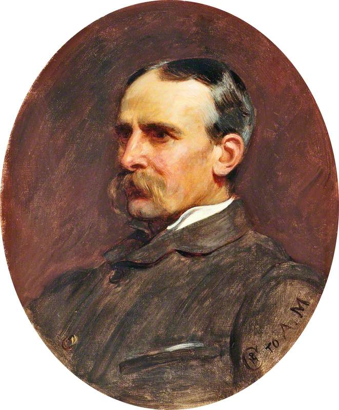 Briton Riviere, vintage artwork by Philip Hermogenes Calderon, 12x8" (A4) Poster
