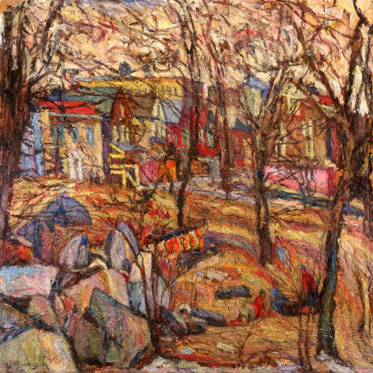 Country, in the Mountains by Abraham A. Manievich,16x12(A3) Poster