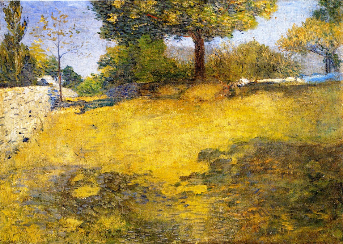 The High Pasture, vintage artwork by Julian Alden Weir, 12x8" (A4) Poster