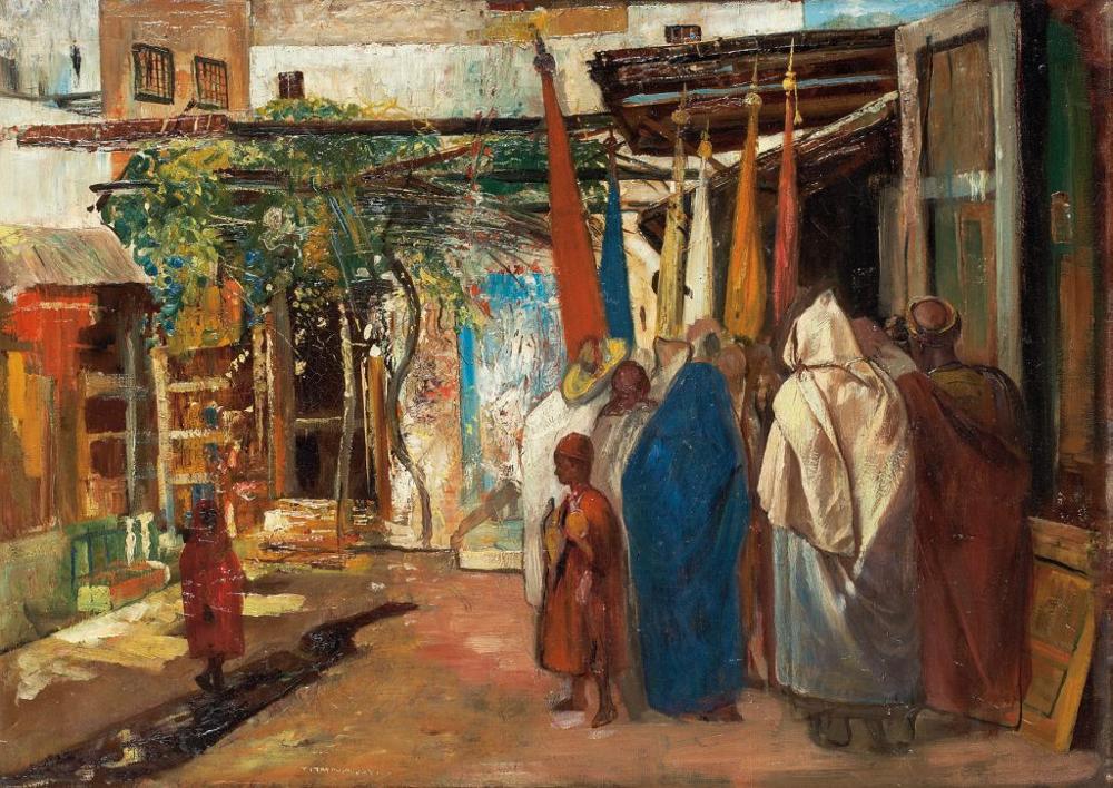 e, Marrakesh (Keleti utca jelenet, Maraches) by Gyula Tornai,A3(16x12")Poster