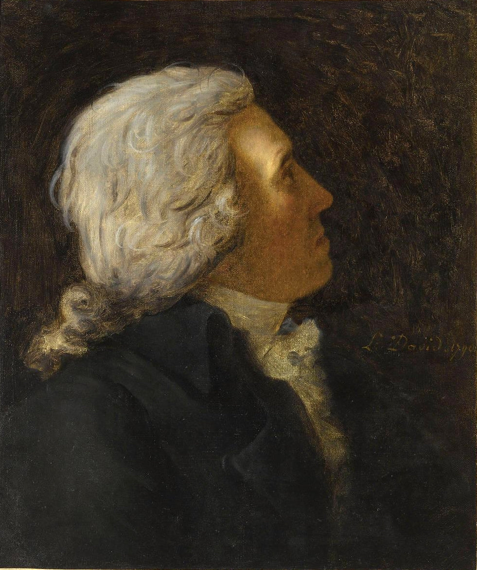 Portrait of Bertrand Barère de Vieuzac (1755-1841), vintage artwork by Jacques-Louis David, 12x8" (A4) Poster