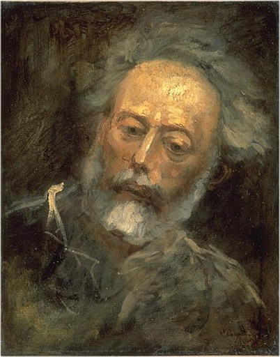 Portrait of Bruno Cherier, vintage artwork by Jean-Baptiste Carpeaux, 12x8" (A4) Poster