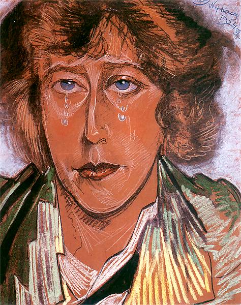 it of Maria Pawlikowska-Jasnorzewska by Stanislaw Witkiewicz,16x12(A3) Poster