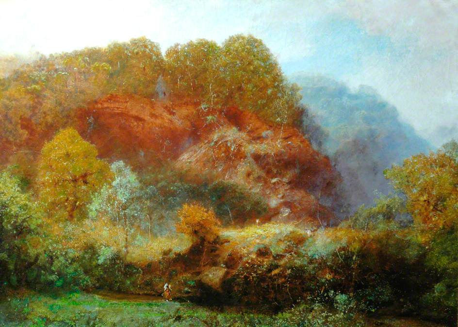 Little Rivers in the West, vintage artwork by John William North, A.R.A., R.W.S., 12x8" (A4) Poster