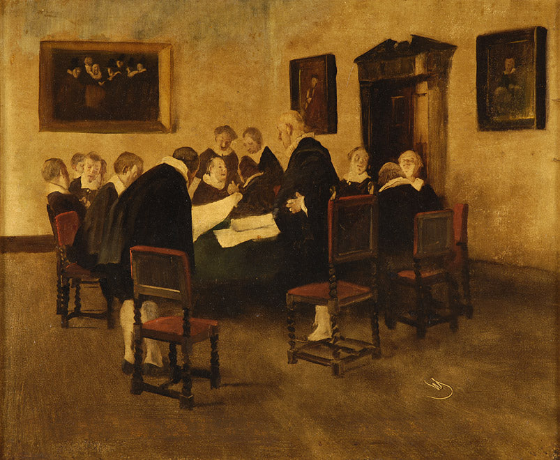 The Council by Wilhelm Schreuer,A3(16x12")Poster
