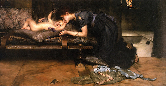 An Earthly Paradise, vintage artwork by Sir Lawrence Alma-Tadema, 12x8" (A4) Poster