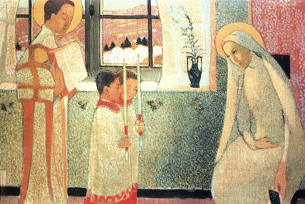 Catholic Mystery by Maurice Denis,A3(16x12")Poster