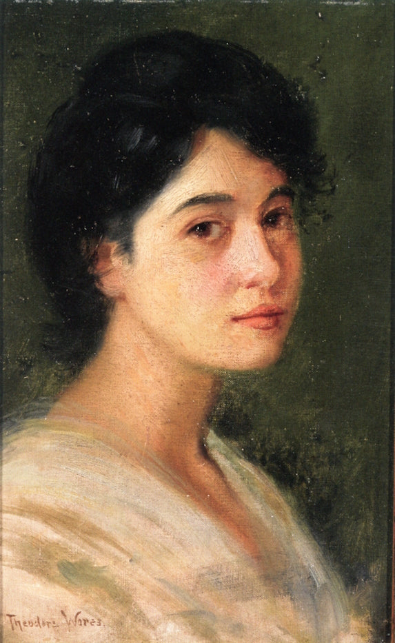 A Hawaiian Belle, Honolulu by Theodore Wores,A3(16x12")Poster