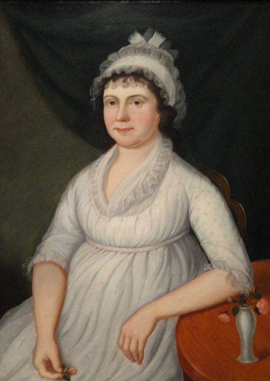Hannah Lemmon (Mrs. Thomas Corcoran), vintage artwork by Charles Peale Polk, 12x8" (A4) Poster