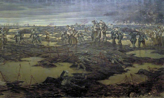 The Harvest of Battle, vintage artwork by Christopher Nevinson, 12x8" (A4) Poster