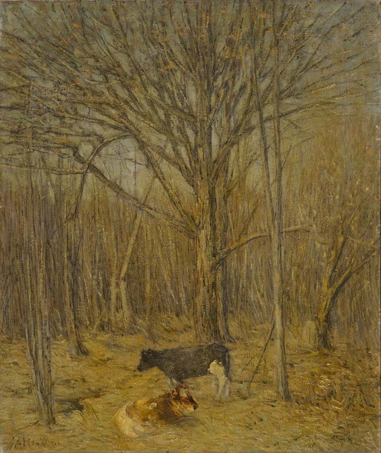 Fall Pasture by Julian Alden Weir,A3(16x12")Poster