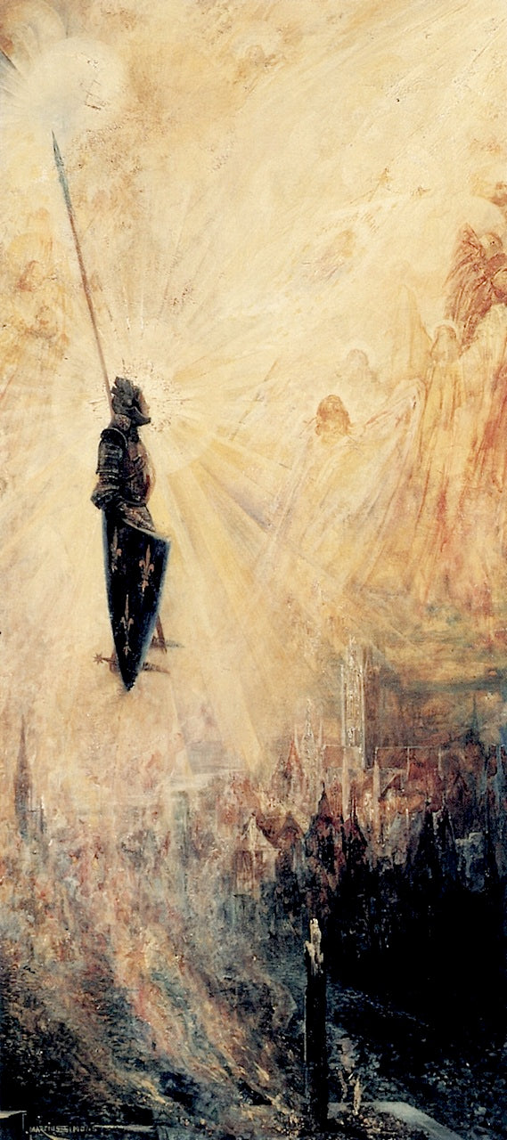 Apotheosis of Joan of Arc by Pinckney Marcius-Simons,A3(16x12")Poster
