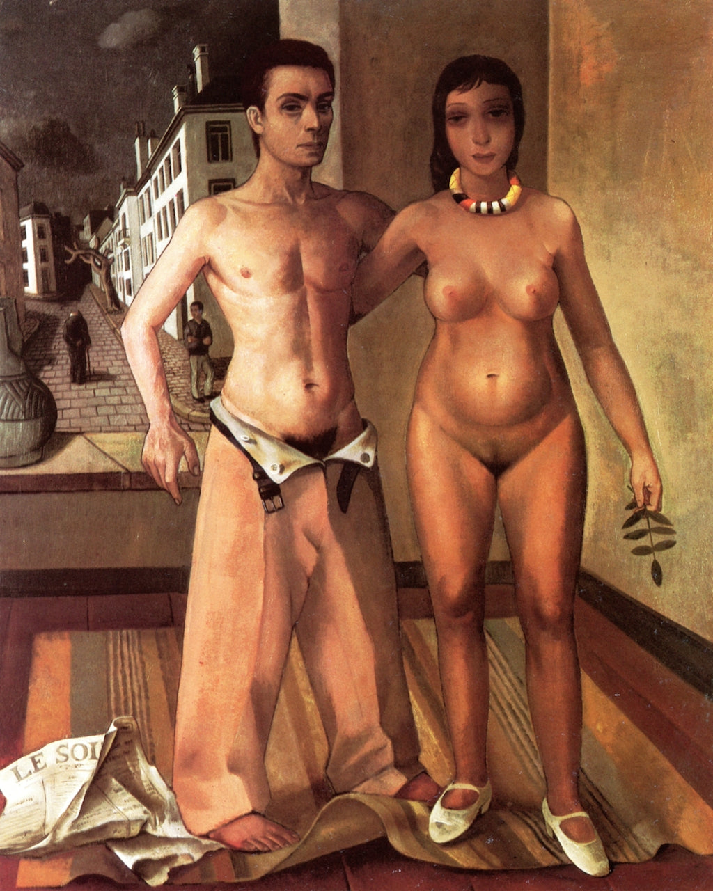 Evening (unfinished) by Felix Nussbaum,16x12(A3) Poster