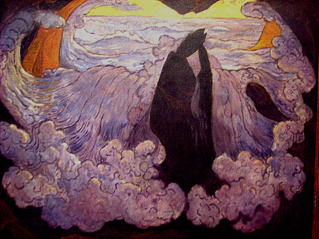 The Violet Wave by Georges Lacombe,A3(16x12")Poster