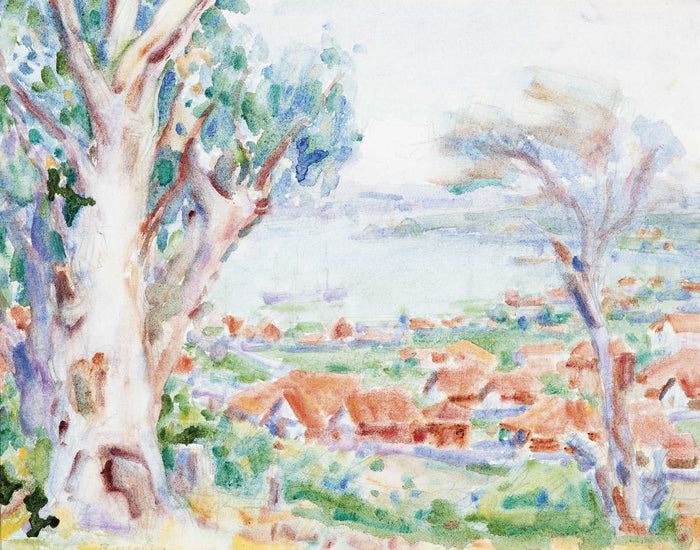 Bay of Roses, Sydney by John Peter Russell,A3(16x12
