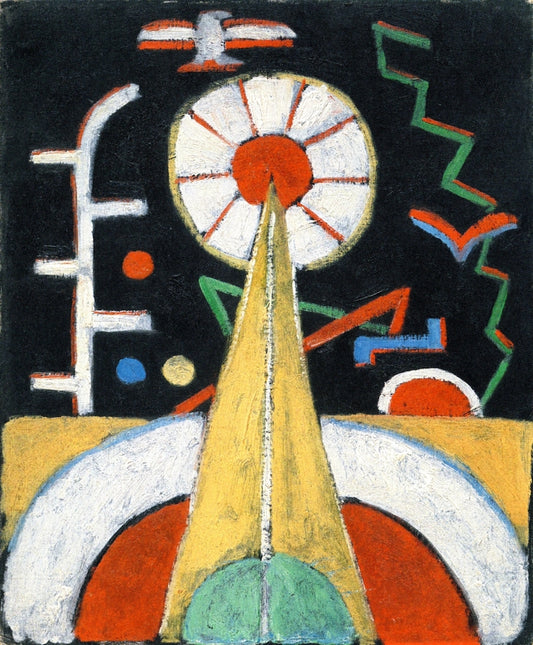 Berlin Series No. 1, vintage artwork by Marsden Hartley, 12x8" (A4) Poster