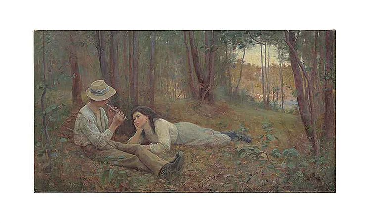 Bush Idyll by Frederick McCubbin,A3(16x12")Poster