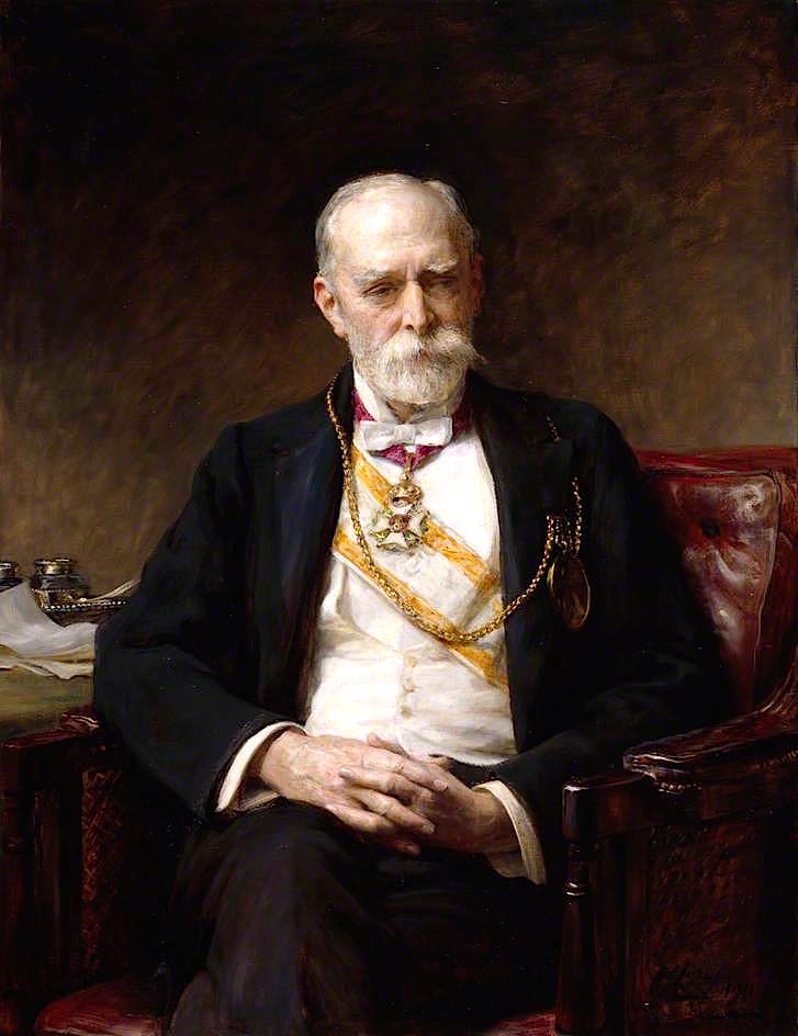 Sir Edward Poynter, President of the Royal Academy, vintage artwork by Arthur Stockdale Cope, 12x8" (A4) Poster