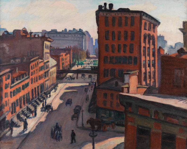 Greenwich Village by Samuel Halpert,16x12(A3) Poster