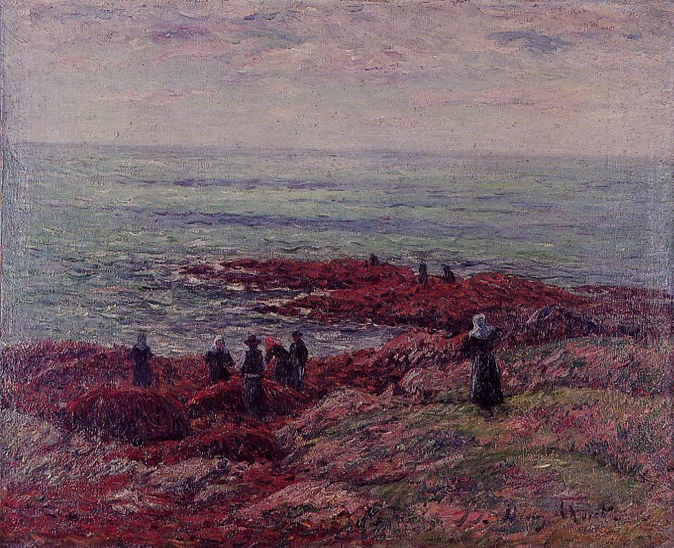 The Breton Coast by Henry Moret,A3(16x12")Poster
