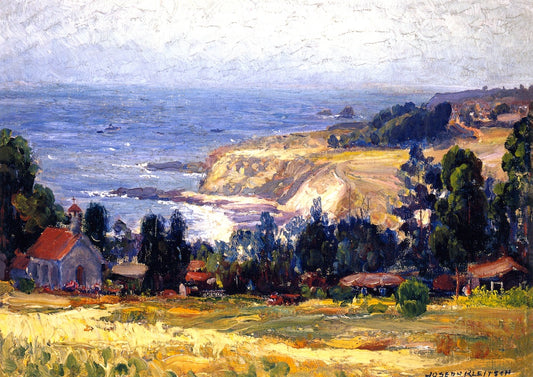 aguna Coastline and Saint Joseph's church by Joseph Kleitsch,16x12(A3) Poster