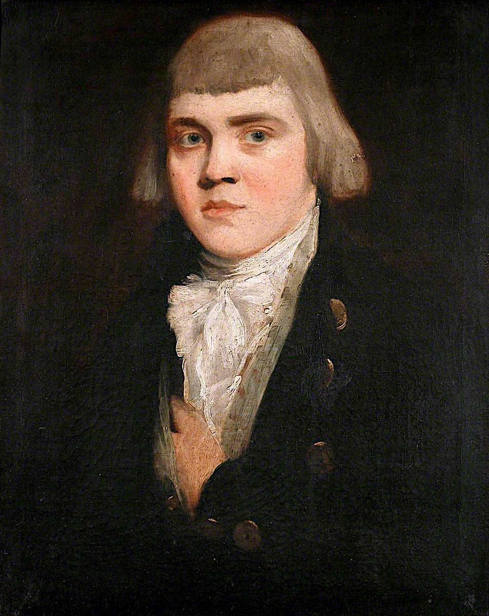 James Rusden, RN, vintage artwork by John Opie, 12x8" (A4) Poster