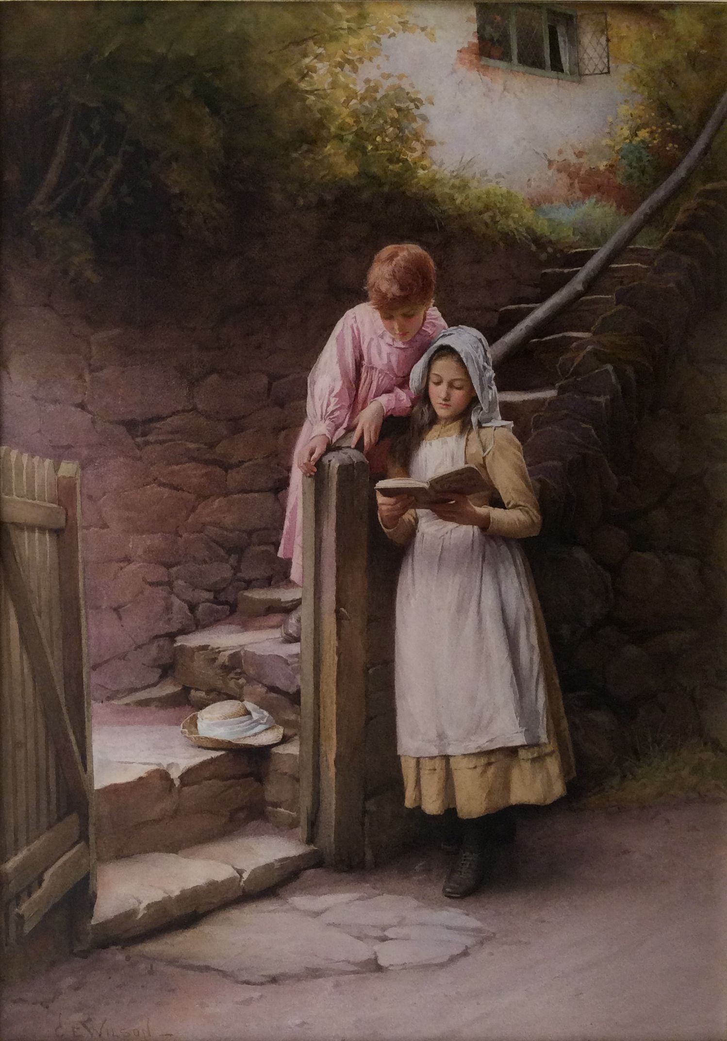 The Story Book, vintage artwork by Charles Edward Wilson, 12x8" (A4) Poster