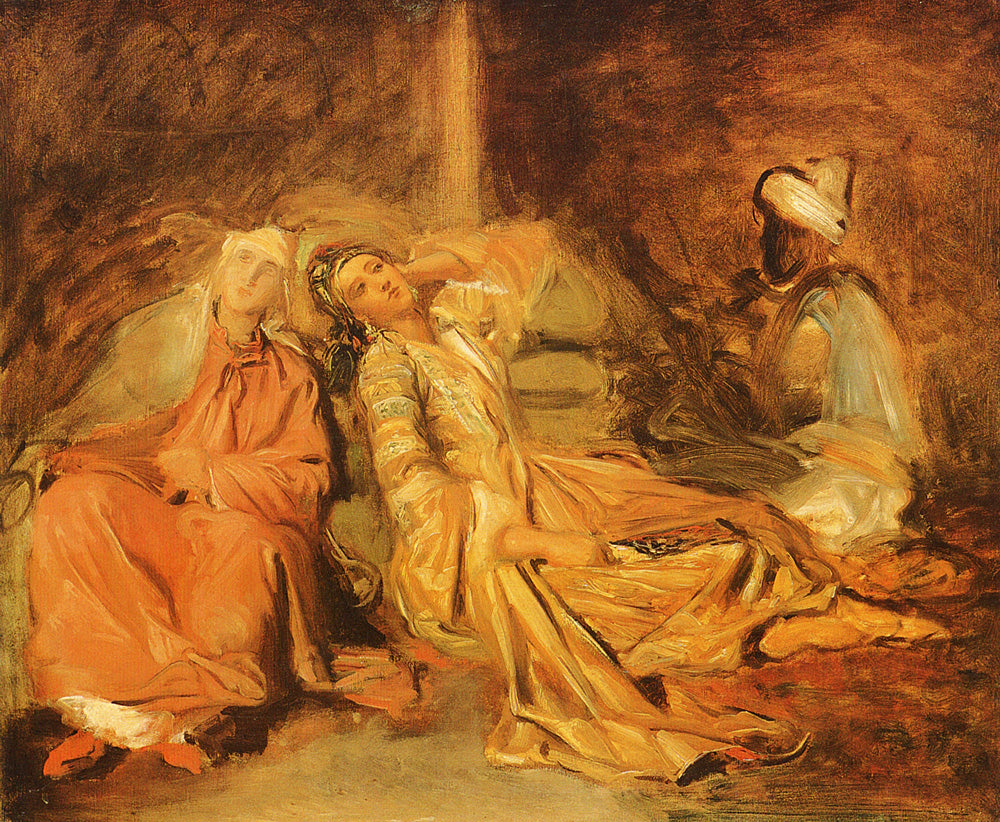 Harem, vintage artwork by Theodore Chasseriau, A3 (16x12") Poster Print