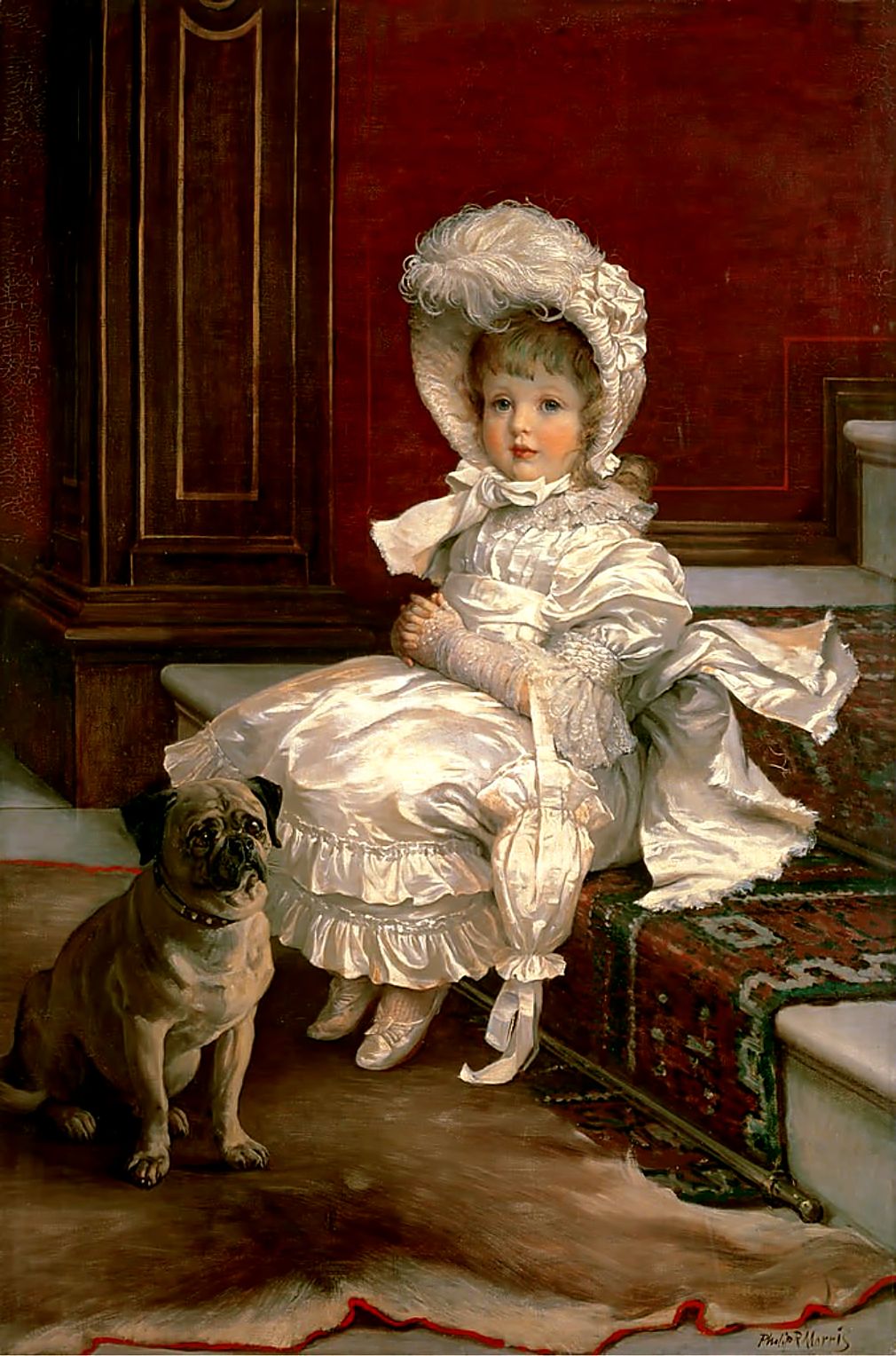 Quite Ready, vintage artwork by Phillip Richard Morris, 12x8" (A4) Poster