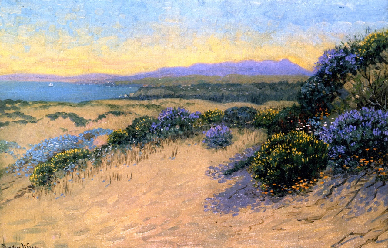 Mr. Tamalpais from San Francisco Dunes by Theodore Wores,A3(16x12")Poster