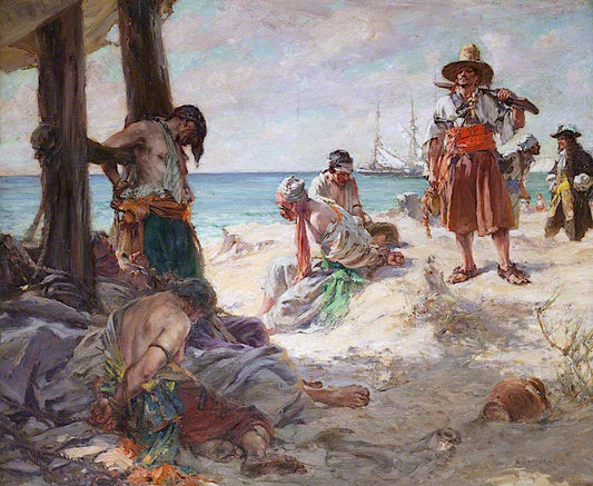 Mutineers, vintage artwork by Arthur McCormick, 12x8" (A4) Poster