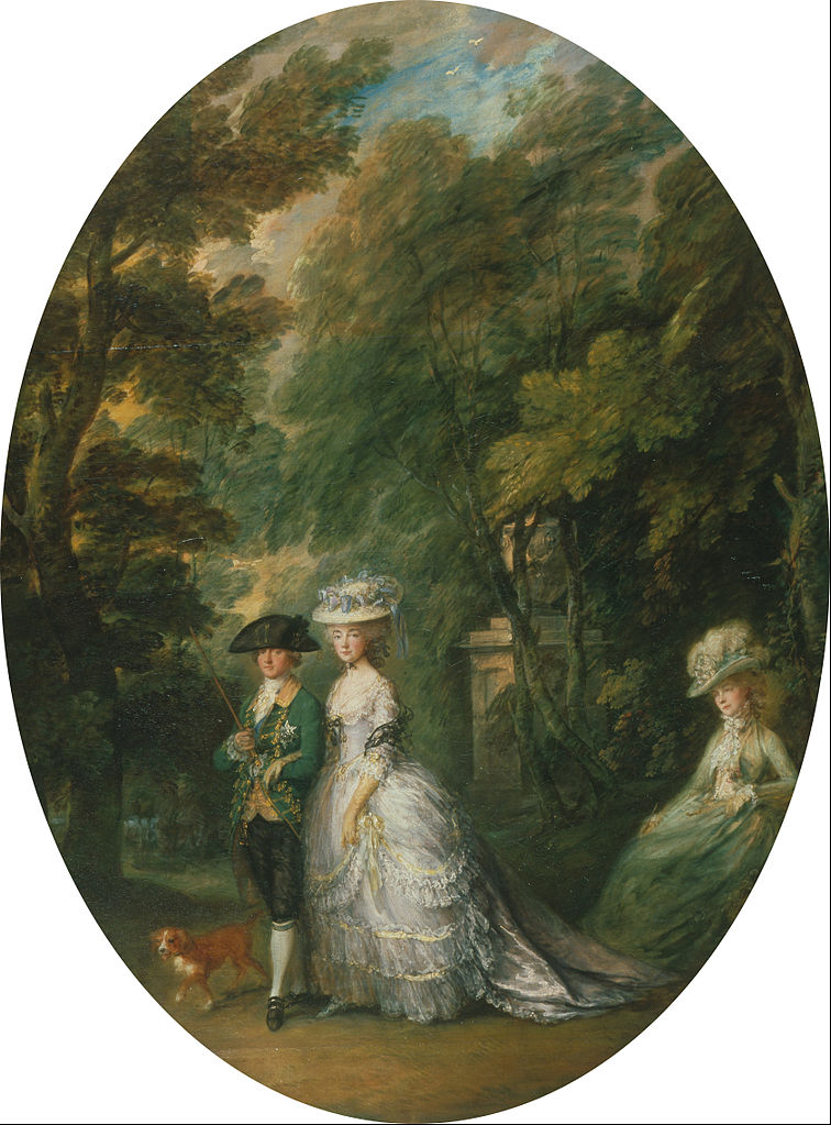 The Duke and Duchess of Cumberland, vintage artwork by Thomas Gainsborough, 12x8" (A4) Poster
