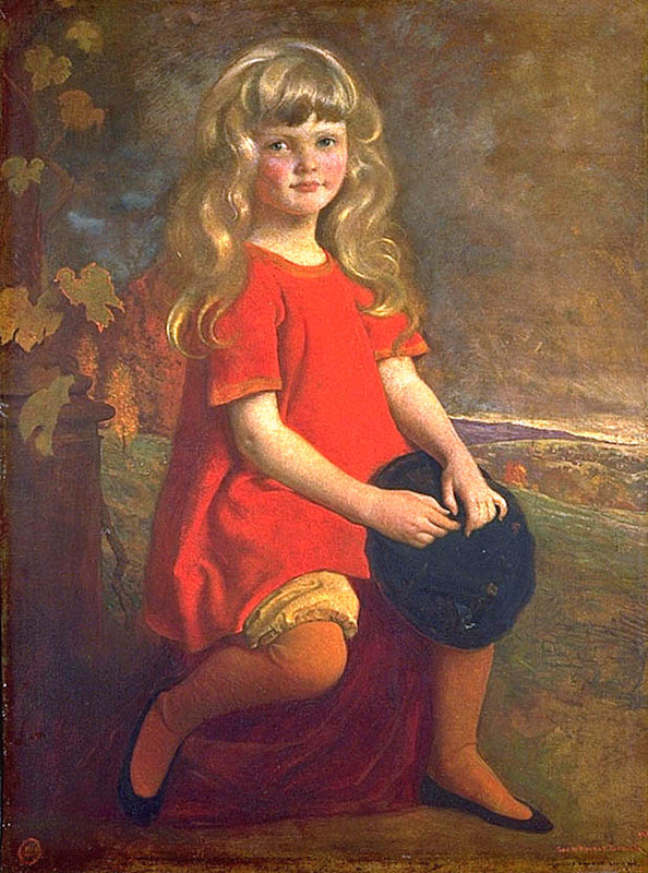 Polly by George de Forest Brush,A3(16x12")Poster