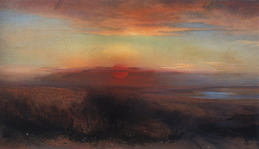 Field of Rye, vintage artwork by Alexei Kondratyevich Savrasov, 12x8" (A4) Poster