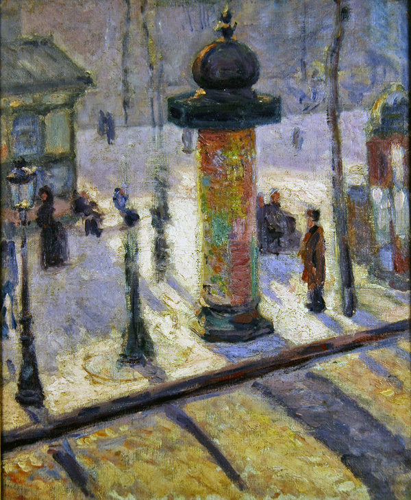 Kiosk on the Boulevard Clichy by Louis emile Anquetin,A3(16x12")Poster