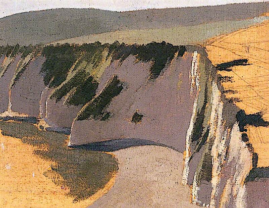 Cliffs at Beer, Devon by Winifred Knights,16x12(A3) Poster