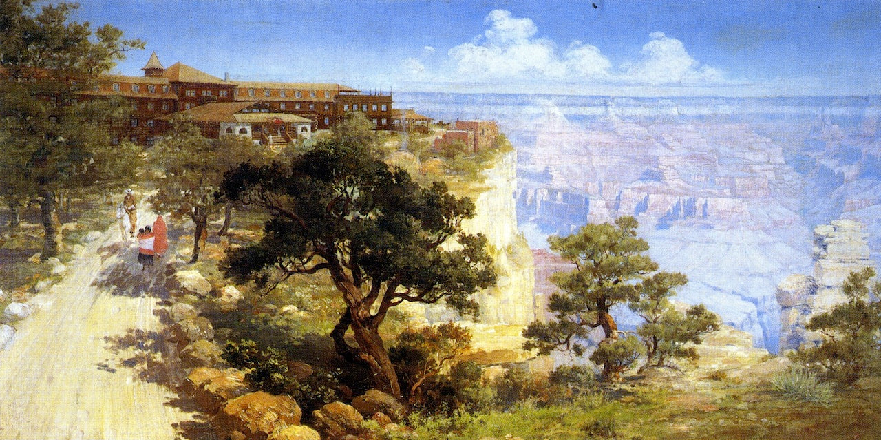 El Tovar Hotel, Grand Canyon by Louis Akin,A3(16x12")Poster