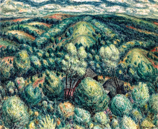Landscape with Field by Middleton Manigault,16x12(A3) Poster