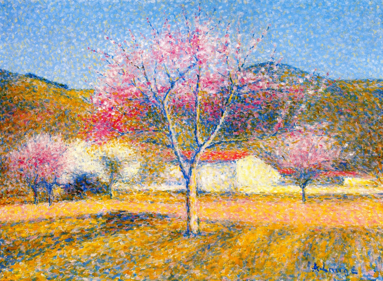 An Orchard in Springtime by Achille Lauge,A3(16x12")Poster
