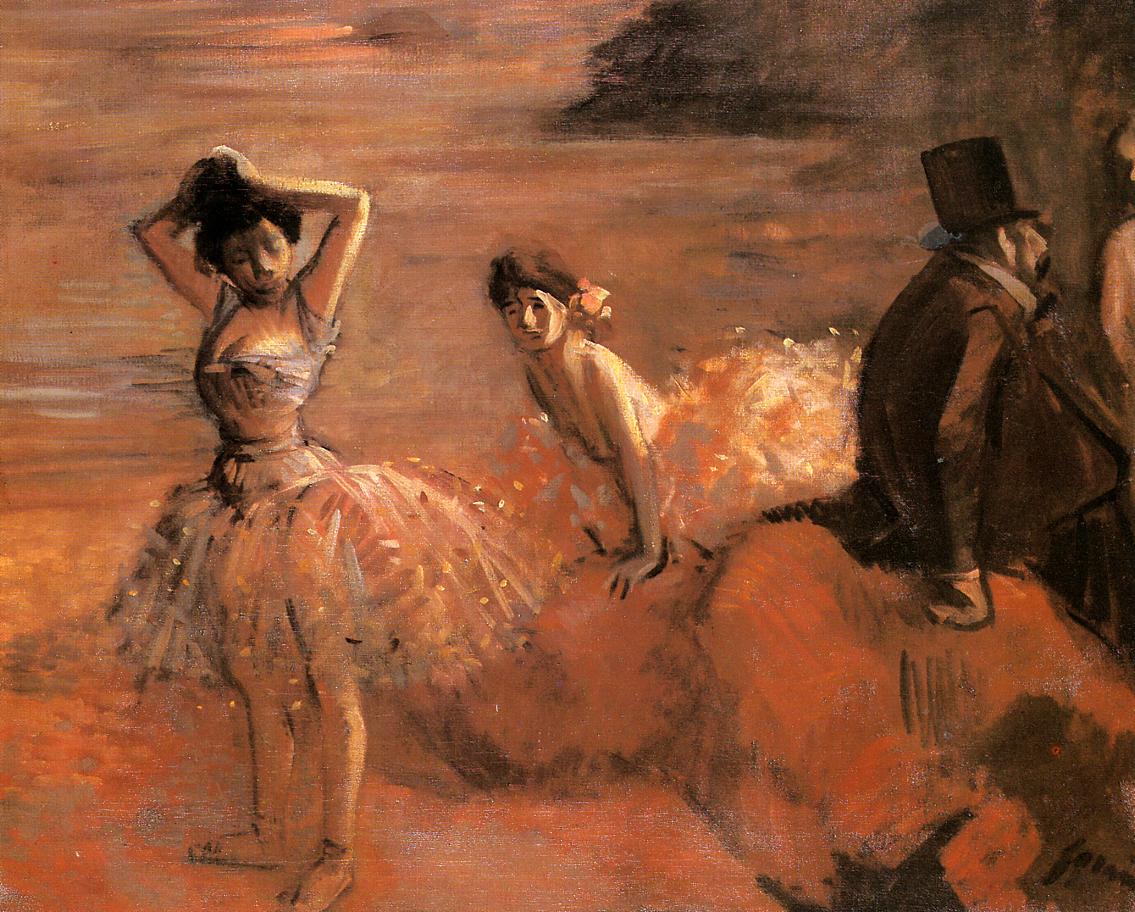 Interlude by Jean-Louis Forain,A3(16x12")Poster