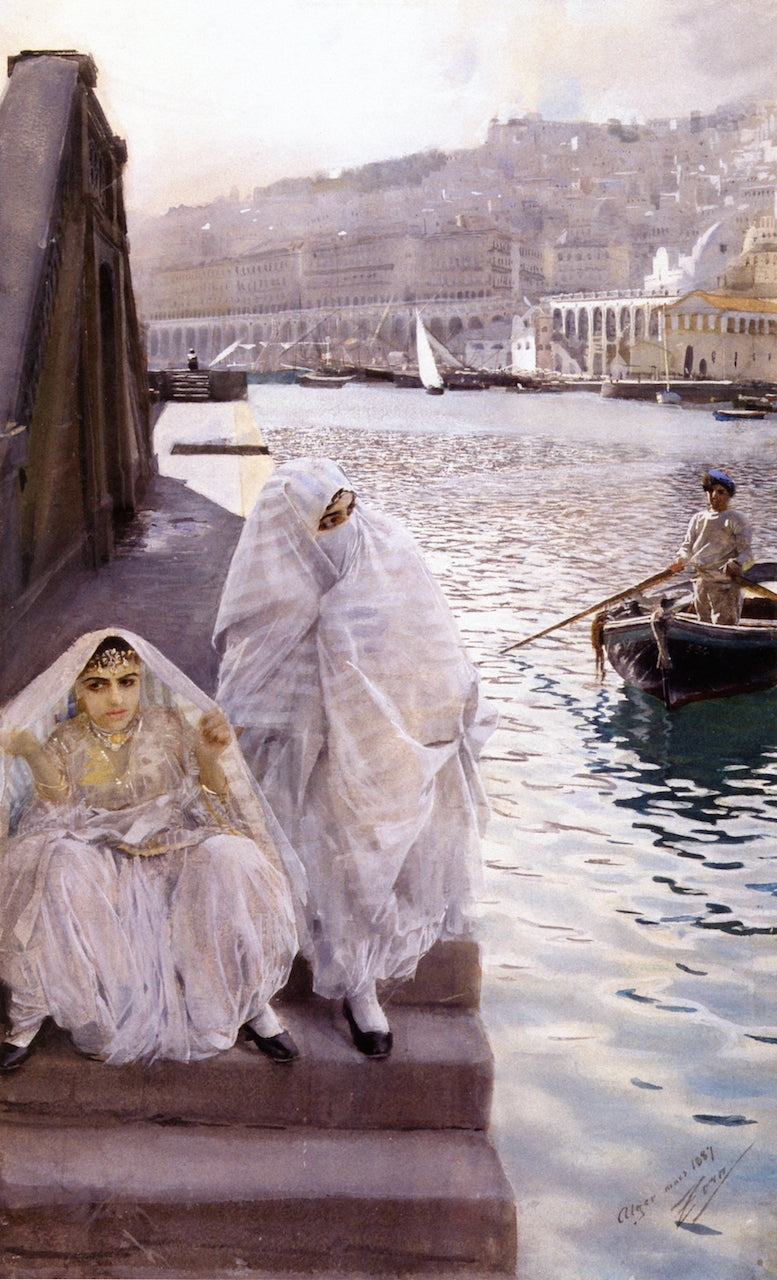 From Algiers Harbor by Anders Zorn,A3(16x12")Poster