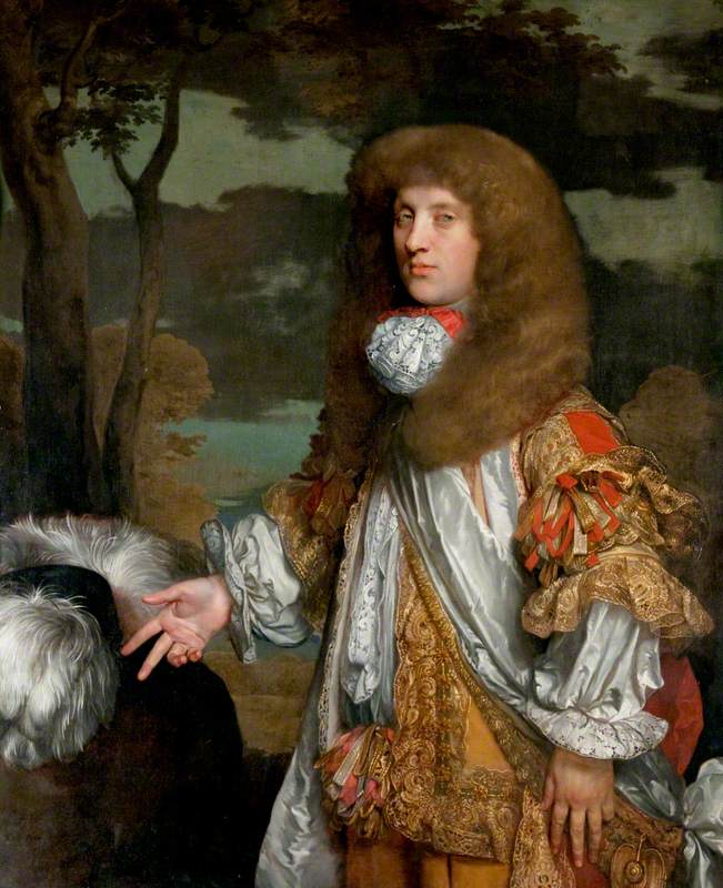 John Hay, 2nd Marquis of Tweeddale, vintage artwork by Gerard Soest, 12x8" (A4) Poster