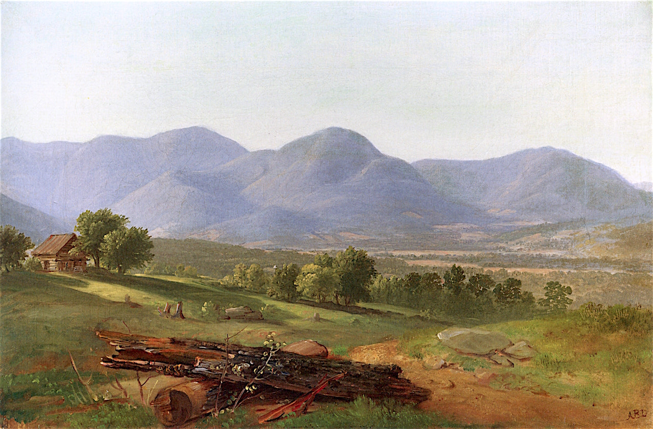 Dutchess County, New York, vintage artwork by Asher Brown Durand, A3 (16x12") Poster Print
