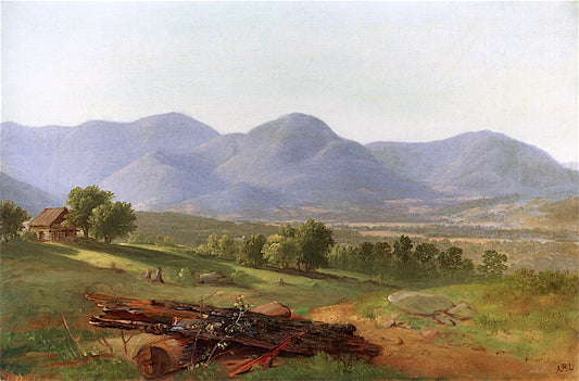 Dutchess County, New York, vintage artwork by Asher Brown Durand, A3 (16x12") Poster Print