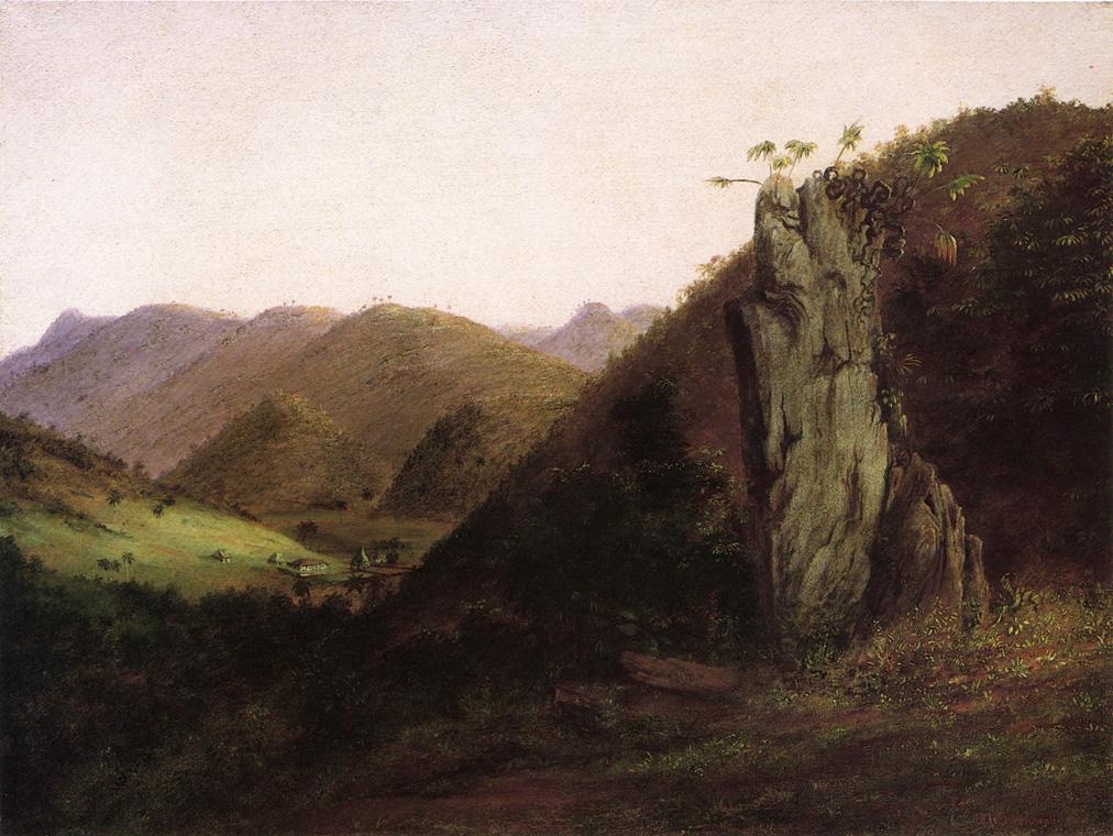 Cuban Landscape, vintage artwork by Charles De Wolf Brownell, A3 (16x12") Poster Print