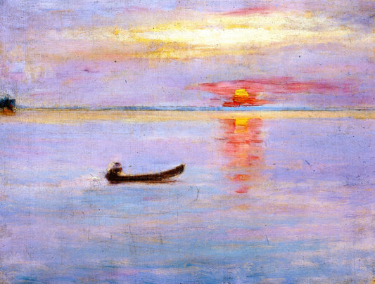 Lake Ontario, vintage artwork by William Blair Bruce, 12x8" (A4) Poster