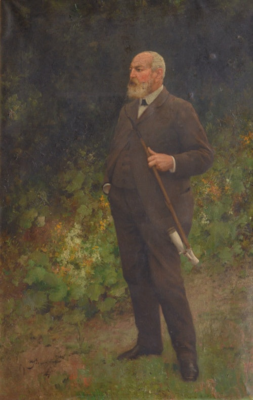 Portrait of A.W. Cramer von Clausbruch by Hermann Seeger,A3(16x12")Poster