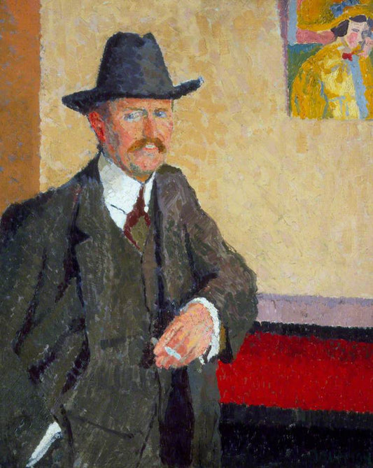 Charles Ginner, vintage artwork by Malcolm Drummond, 12x8" (A4) Poster