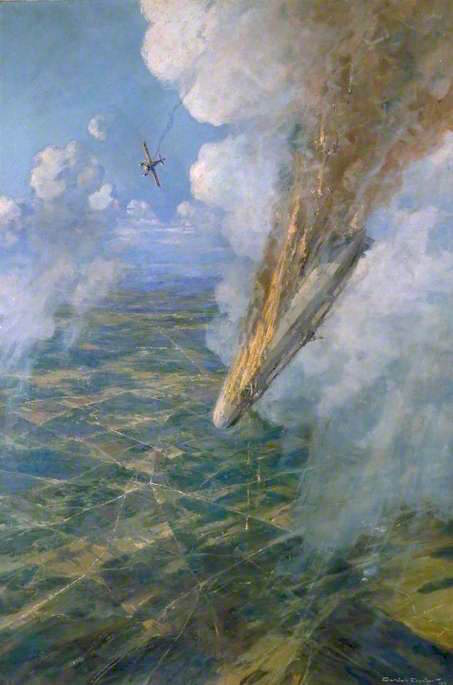 nt Warneford's Great Exploit:.... by Frederick Gordon Crosby,16x12(A3) Poster
